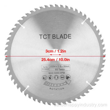 TCT -Carbid -Aluminium -Schneidkreis Sägeklinge